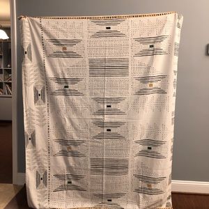Anthropologie Cotton Throw Blanket